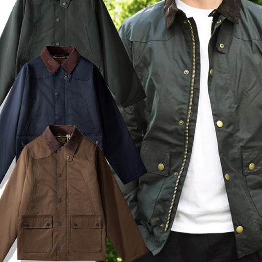 Oilvoksjakke Vatteret Trenchcoat Frakke