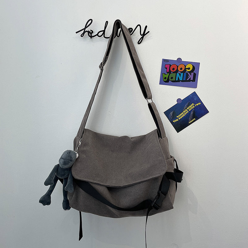 Men's Fashion Simple Large Capacity Casual Shoulder Bag