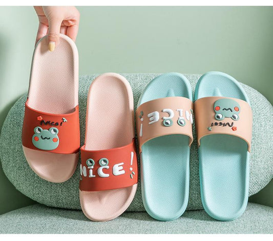 Female Summer Cartoon Bathroom House Slippers