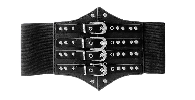 Wide Belt Punk Hip Hop Decorative Belt Nightclub Accessories