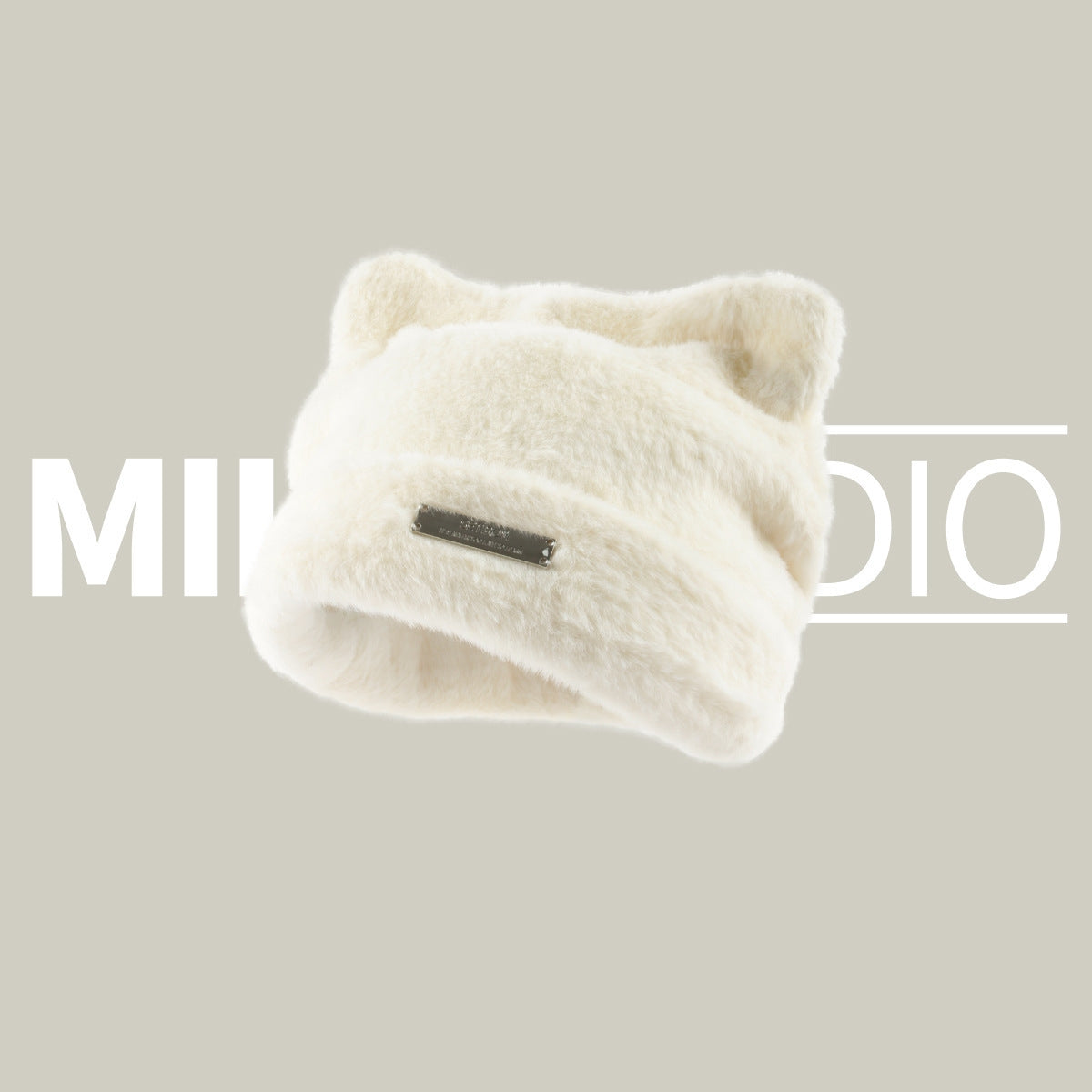 Korean New Cute Cat Ears Mink-like Knitted Hat