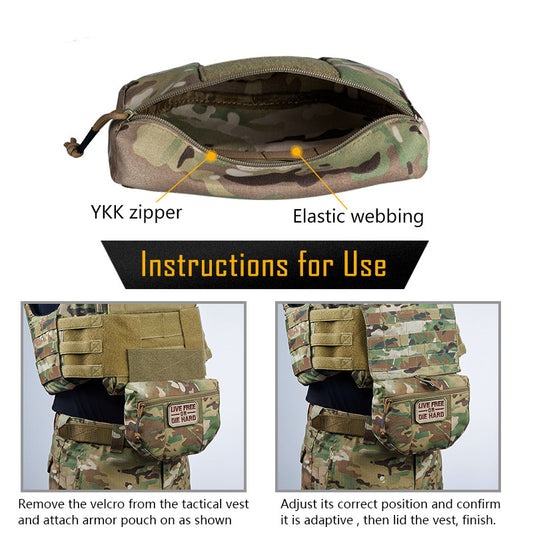 Vest With Bag Tactical Vest Belly Sundries Bag