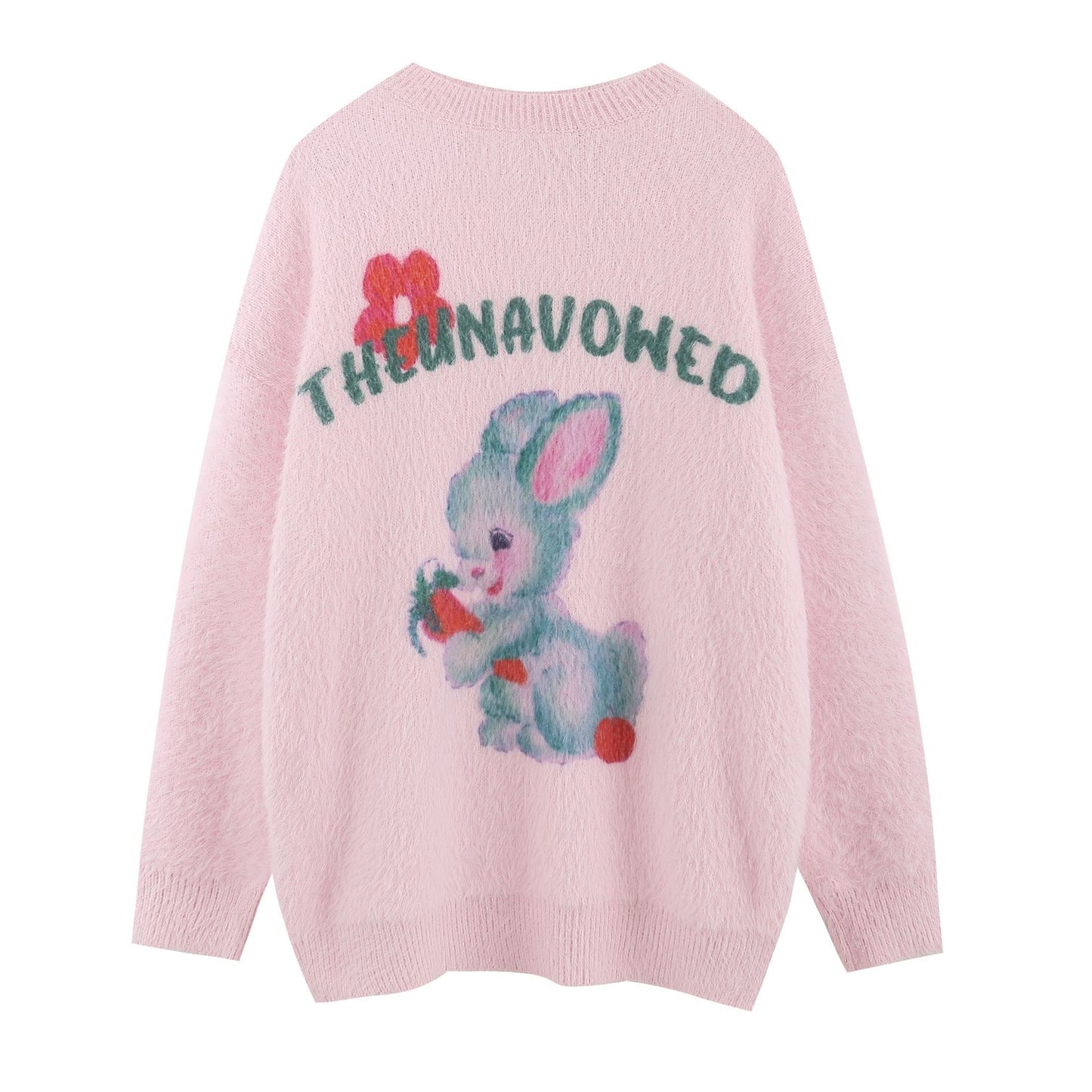 Fall Women's Clothing Plush Loose Knit Sweater