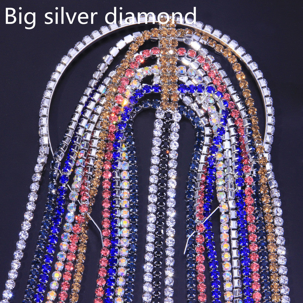 Fashion Full Diamond Headband INS Style Luxury Headwear