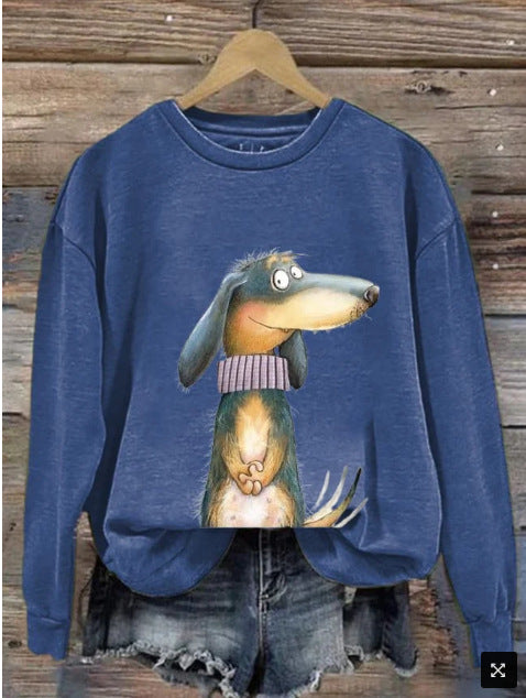 Women's Clothing Fashion Loose 3D Digital Printing Sweater