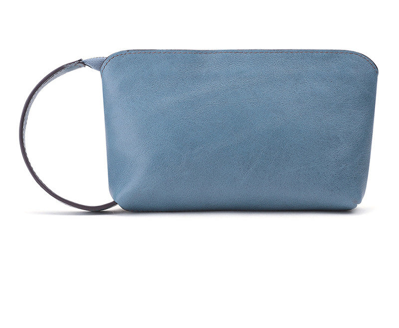 Mobile Phone Bag New Solid Color Leather Small Handbag Ladies Change Storage Clutch