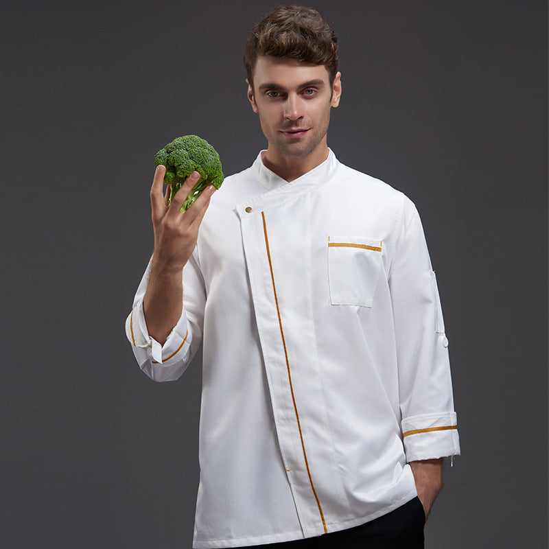 Chef's Work Clothes Men's Long Sleeve Catering Western Food