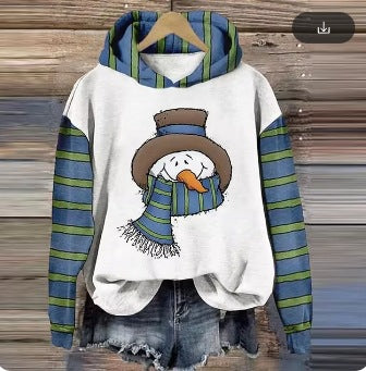 Women's Sweater 3D Digital Printing Animal Cat Oil Painting Pullover Hoodie