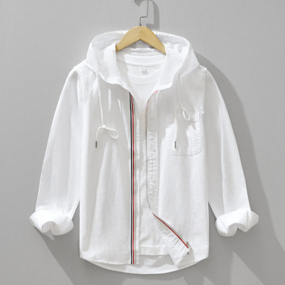 Men's Fashion Handsome Long Sleeve Shirt Shirt Coat