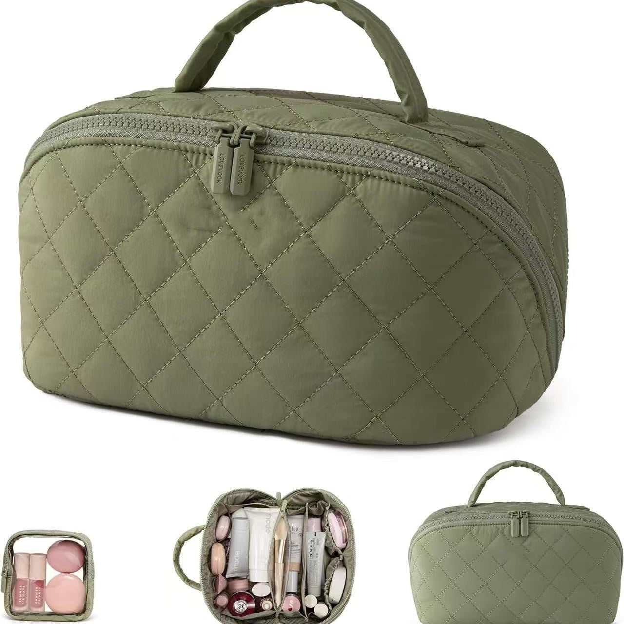 Women's Large Capacity Portable Makeup Bag