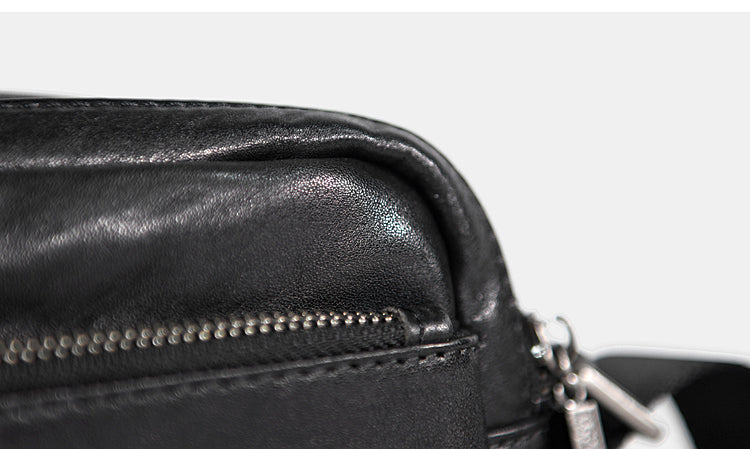 Men's Casual Leather Shoulder Bag
