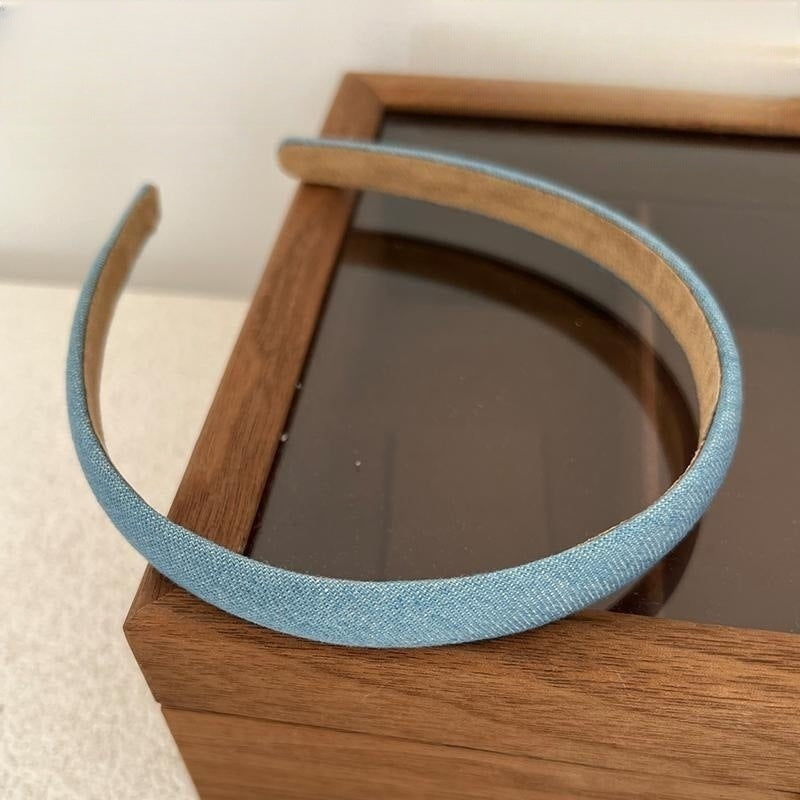 Women's Retro Minority Temperament Denim Fabric Headband