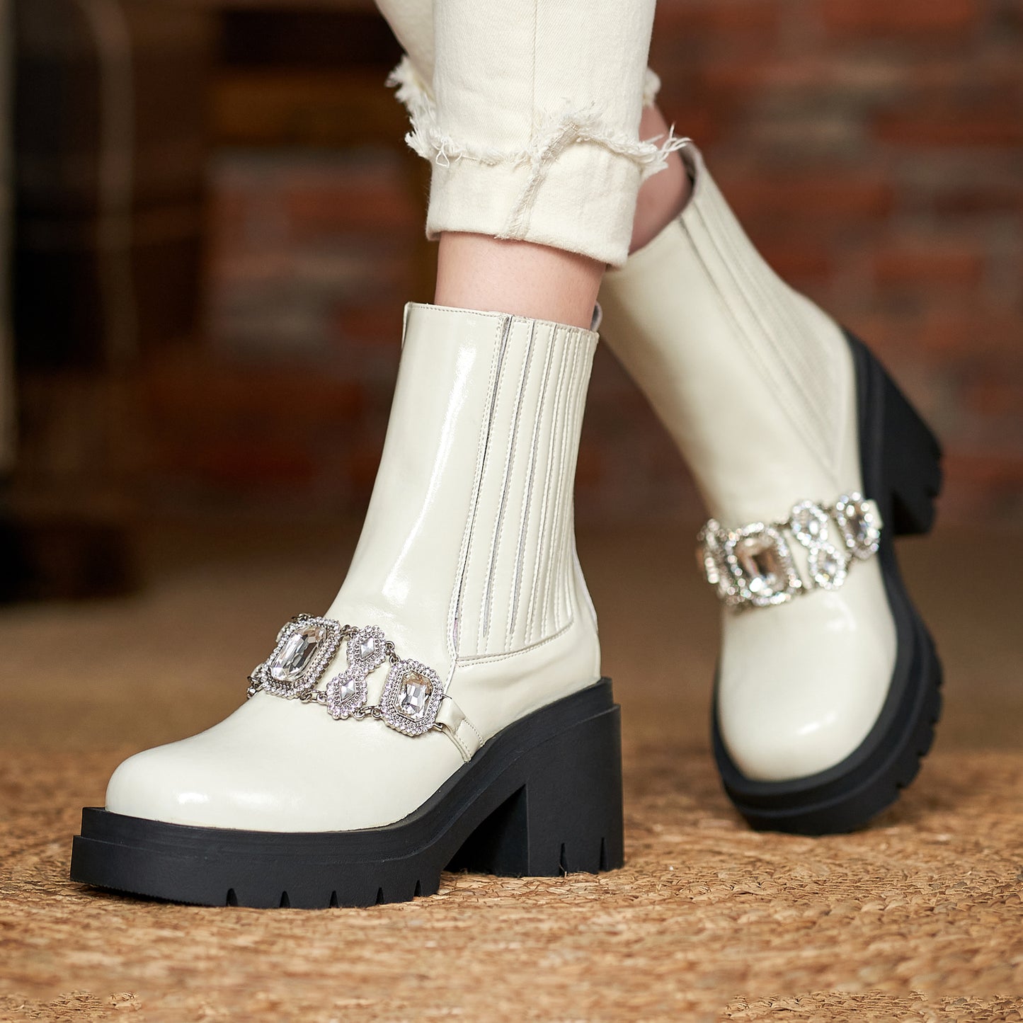 High Heel Knight Boots Ins Thick Women