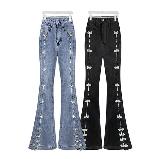 Black Jeans Women's High Waist Tight And Thin