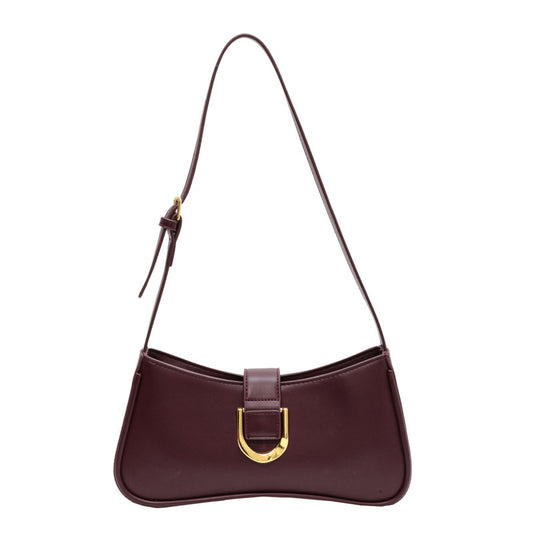 Small Bag Women's Bag Niche Design One Shoulder Underarm Bag Baguette Bag Ladies Backpack