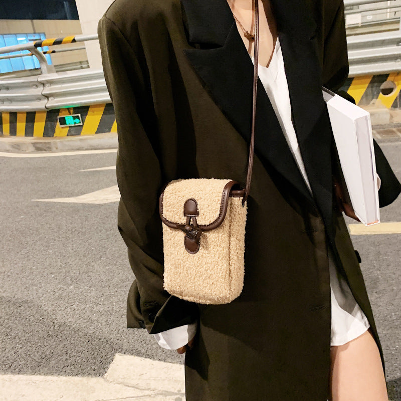 Small Design Lamb Plush Bag Female