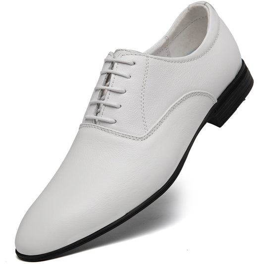 Spidse business casual lædersko til mænd