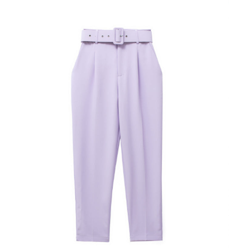 Women's Elegant Graceful Slim-fitting Ankle-tied Casual Pants