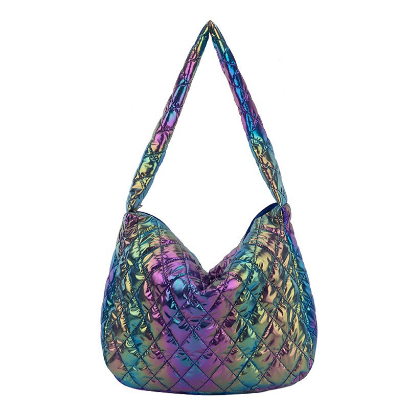 Women's Space Cotton Clothing Simple Casual Shoulder Tote Bag
