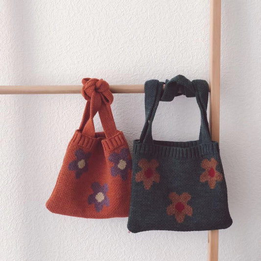 Baby Girl's Wool Knitted Shoulder Bag