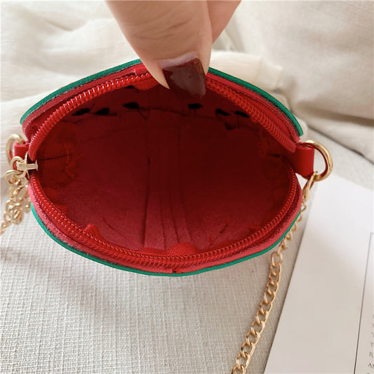 Children's Bag Strawberry Chain Messenger