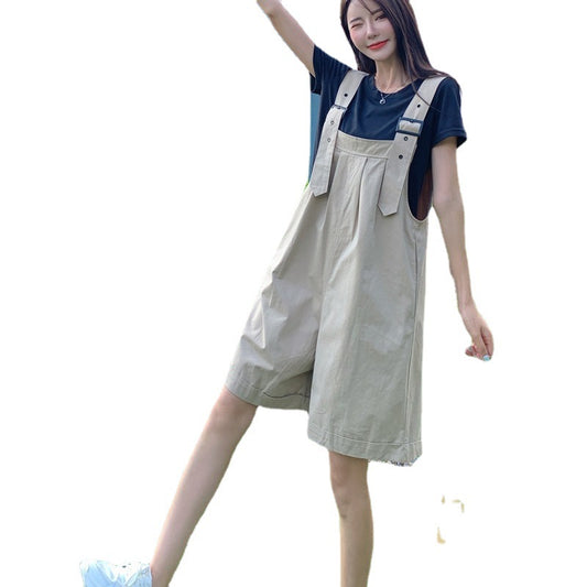 New Fashion Loose-fitting Five-point Pants Sweet And Spicy Jumpsuit Net Red Shorts