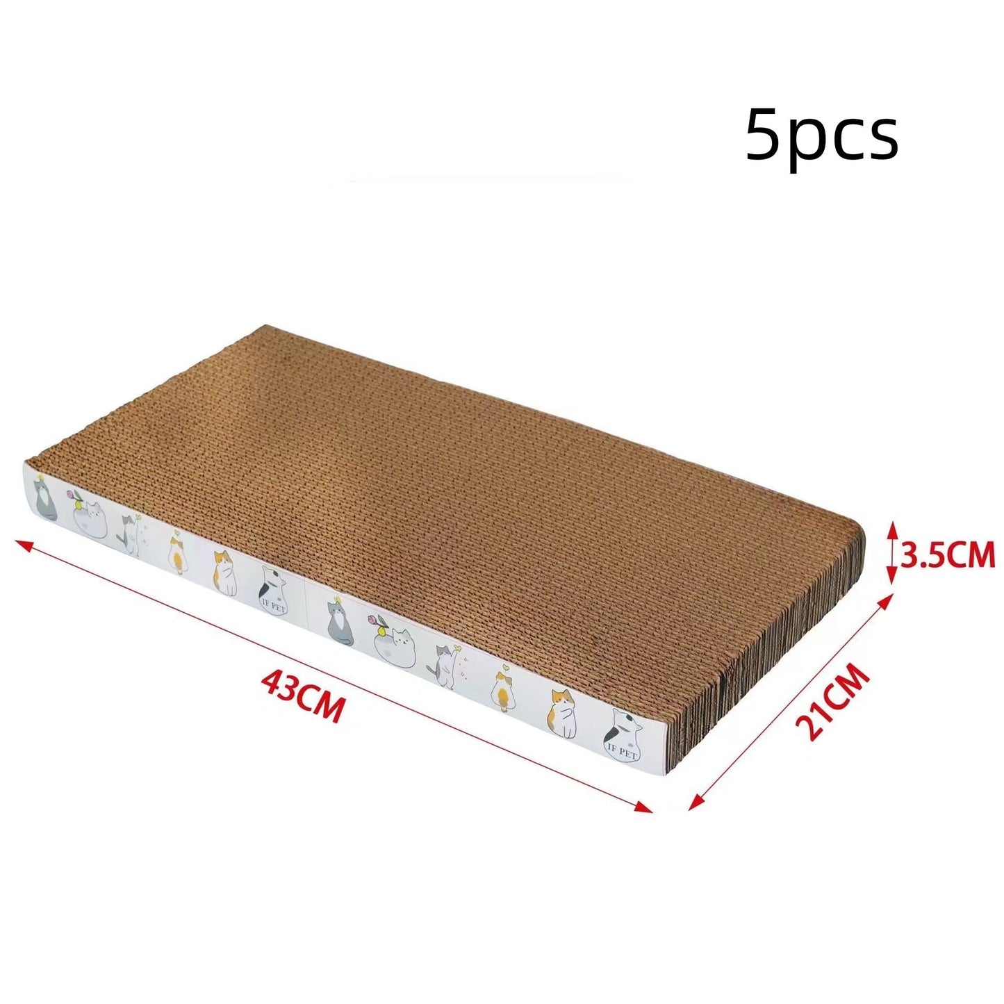 Cat Scratch Board Is Durable And Thickened Toys Does Not Drop Debris