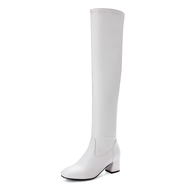 Over The Knee Boots Autumn And Winter Women's Shoes