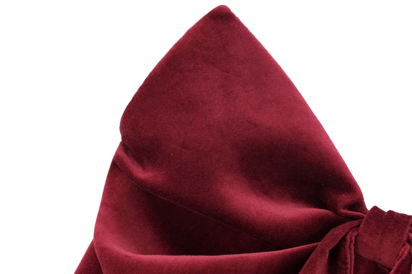 Fashion Design Bow Velvet Top
