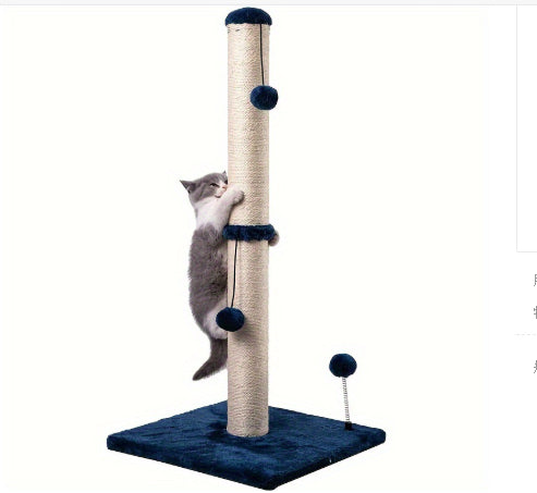 Vertical Sisal Cat Scratch Post Cat Tree For Cats To Climb