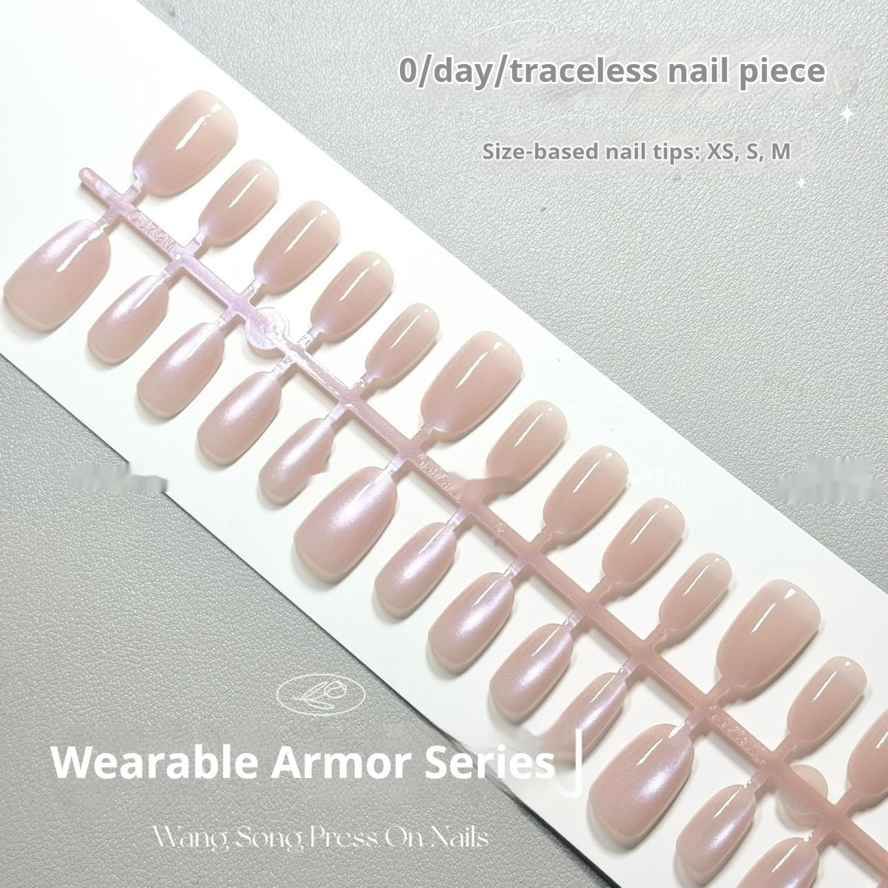 Light Purple Cat's Eye Micro Glass Bead Pure Want To Wear Armor