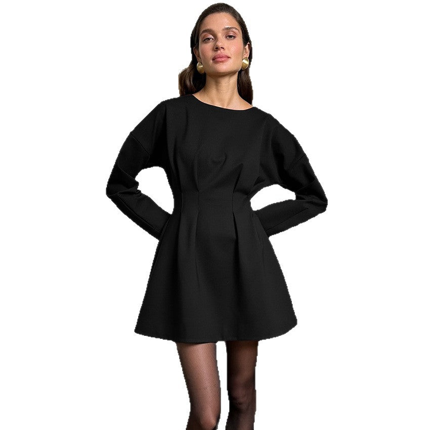 Stylish And Minimalist Long Sleeve Dress For Women