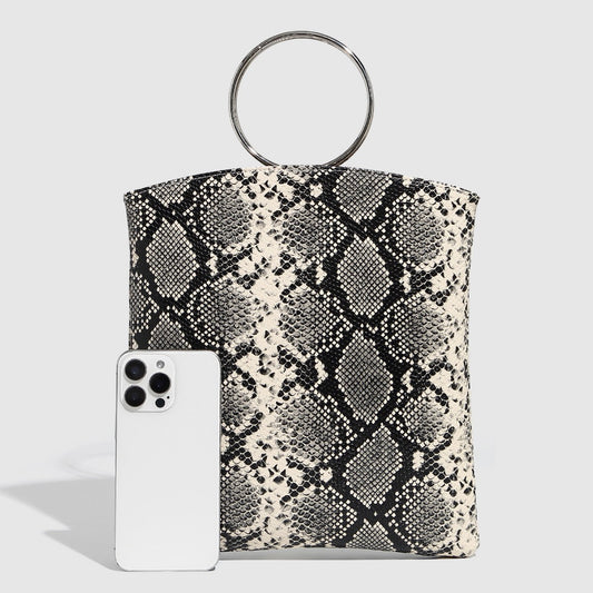 New Punk-style Metallic Handbag