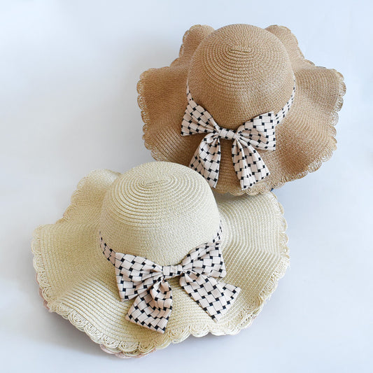 Sunscreen Lotus Leaf Beach Sun Hat Big Brim Straw Hat