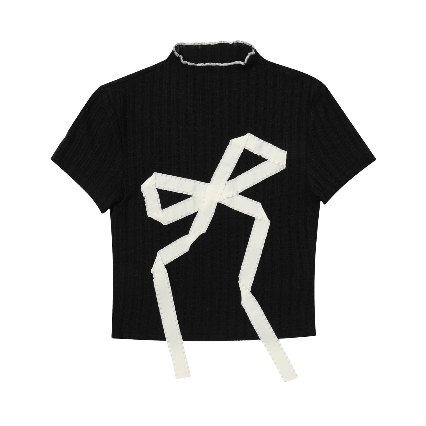 American Retro Sweet Cool Hot Girl Embroidery Short T-shirt
