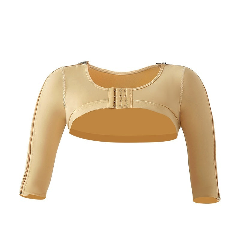 Supernumerary Breast Shoulder Pad Three-quarter Sleeve Body Shaping Top One Piece