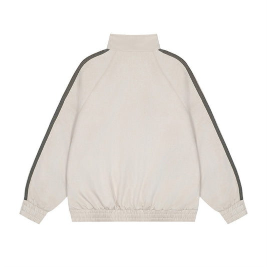 Fashion Striped Casual Sports Jacket Men
