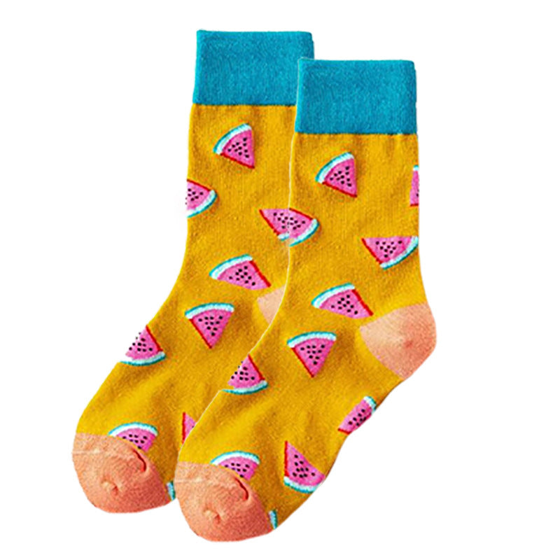 Artistic Cotton Socks Ins Four Seasons Trendy Women's Socks Cat
