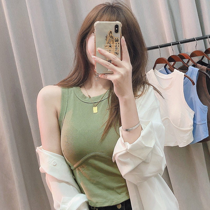 Women's All-match Sports Vest With Chest Pad