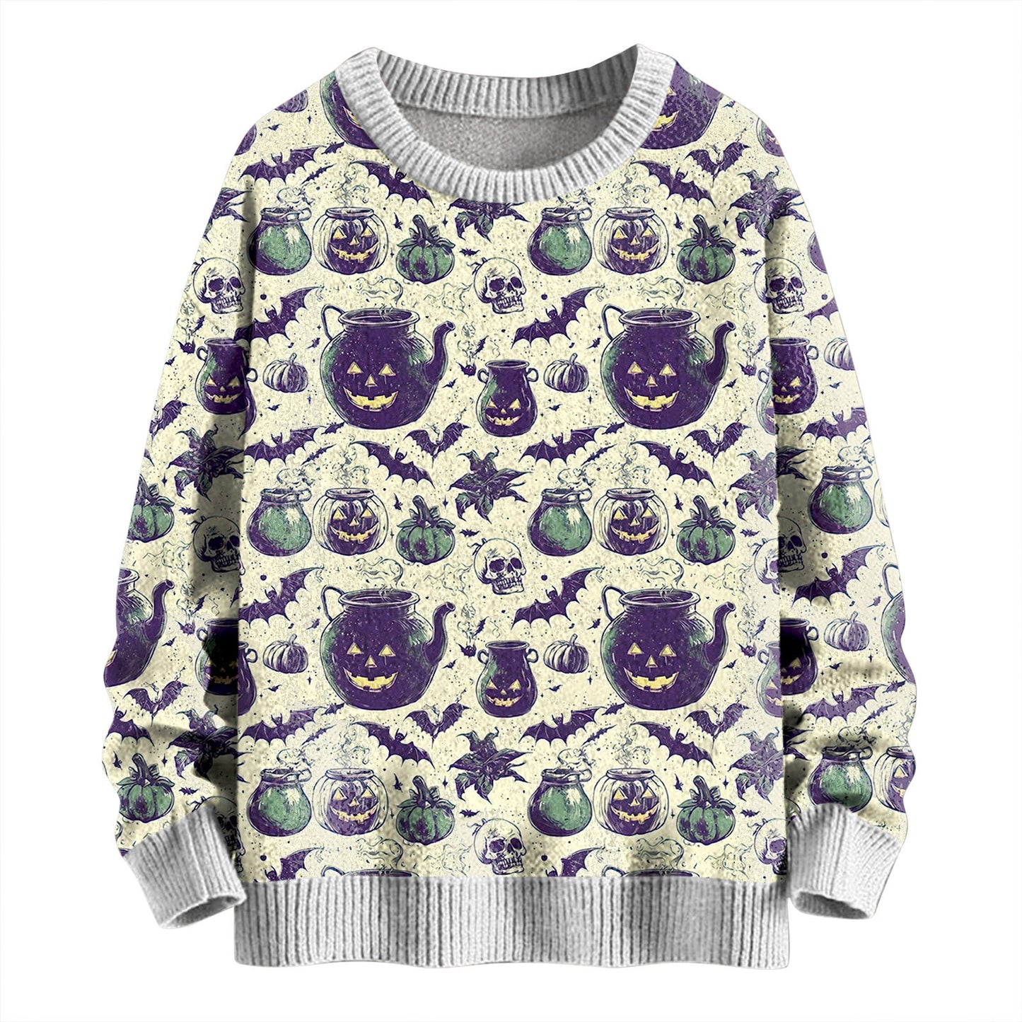 Printed Men's And Women's Round Neck Sweater