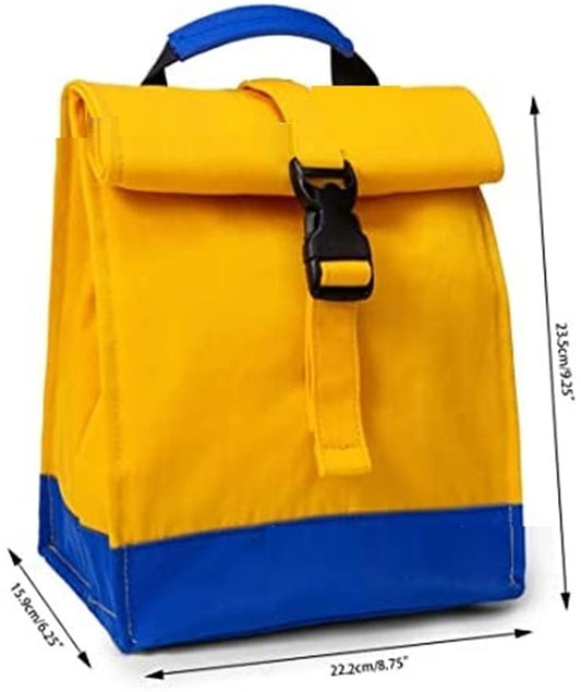 Folding Solid Color Oxford Cloth Lunch Warmer Bag