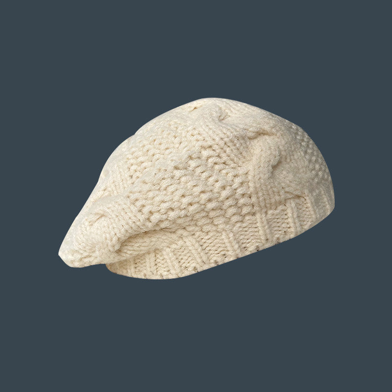 Hat Female Autumn Winter Japanese Wool Knitting