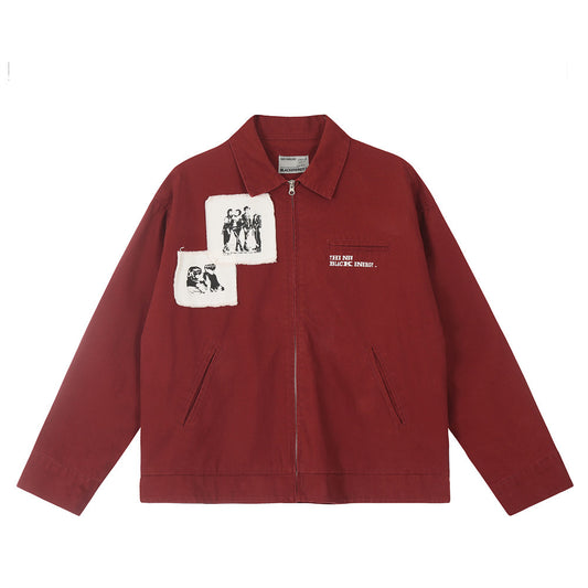 Fashion Retro Men's Canvas Denim Coat