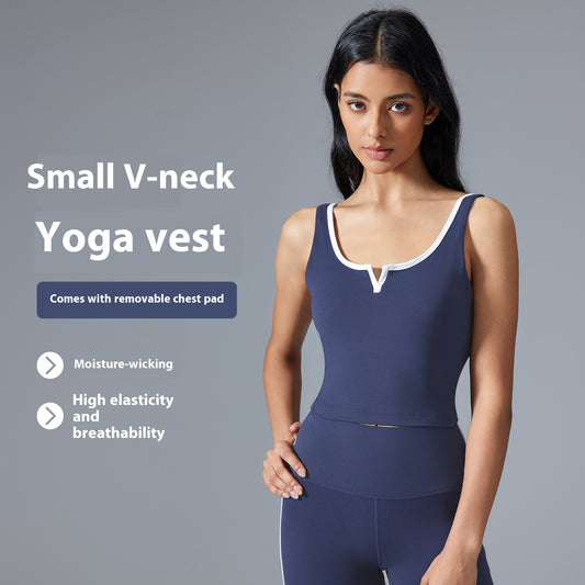 Deep U Back Shaping Padded Sports Vest