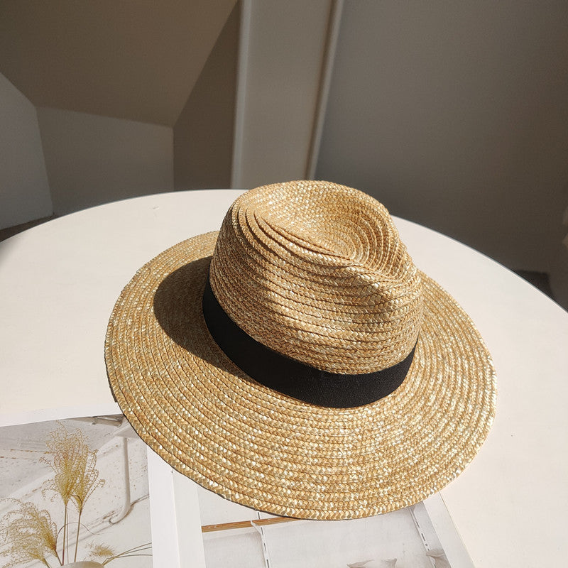 Men's And Women's Retro Shade Straw Hat