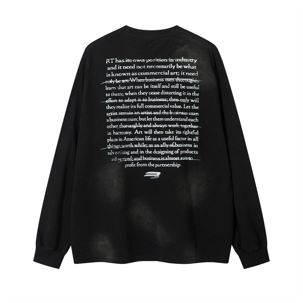Men's Spring And Autumn Cotton Loose Top