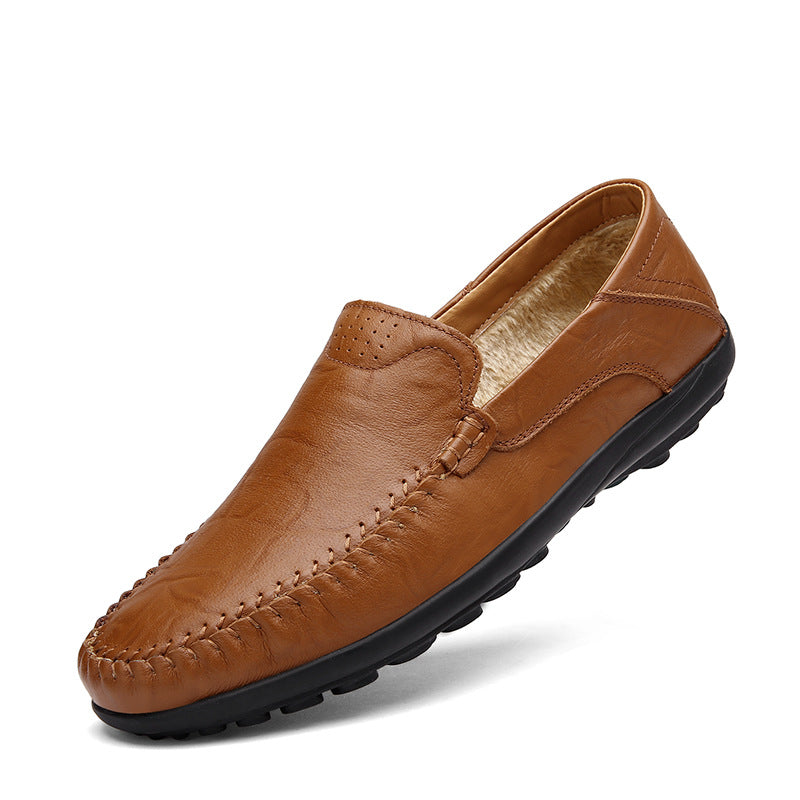 Cowhide Men's Business Casual Leather Shoes