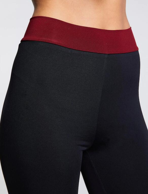 Summer New Contrast Color Five Point Pants High-elastic Slim Shorts