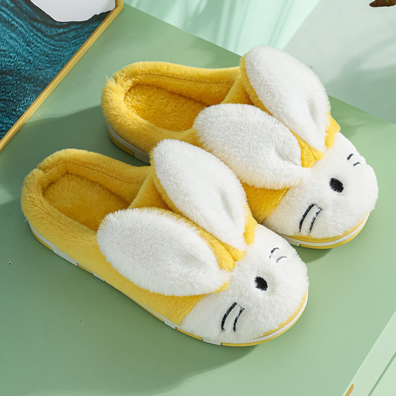 Children's Parent-child Family Indoor Home Wooden Floor Slippers