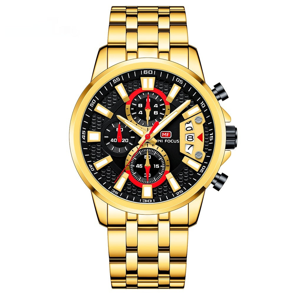 Personalized Waterproof Quartz Watch Magic Color Shell Multifunctional